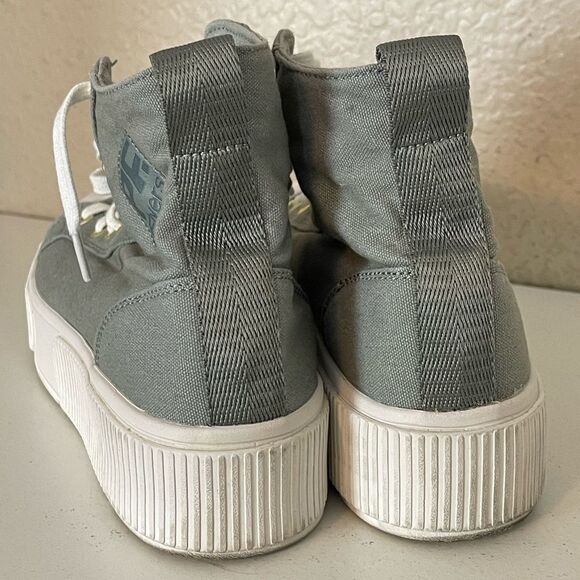 PF Flyers Allston high top retro women’s sneaker green Canvas 7 - Picture 12 of 16